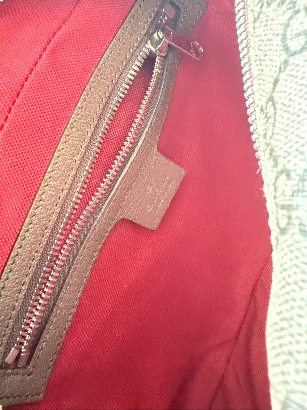 GUCCI GG Supreme Monogram Square Shoulder Bag Brown Strap Trunk Boxy - Picture 12 of 16